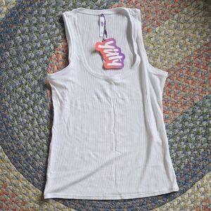 YITTY NWT Soft Rib White Tank Top